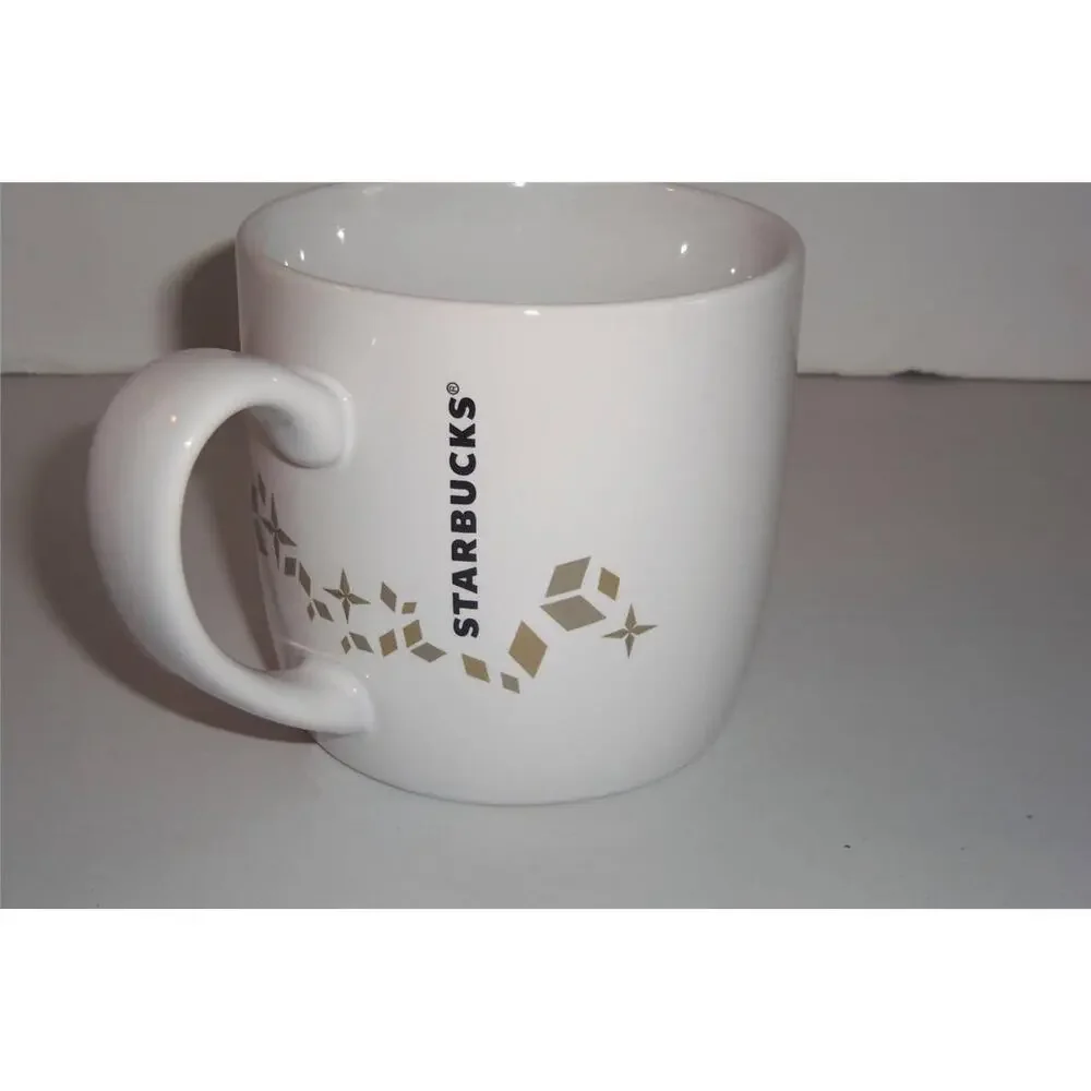 New Starbucks Mug Holiday Collection 2013 White Mermaid 14 Ounces -011427